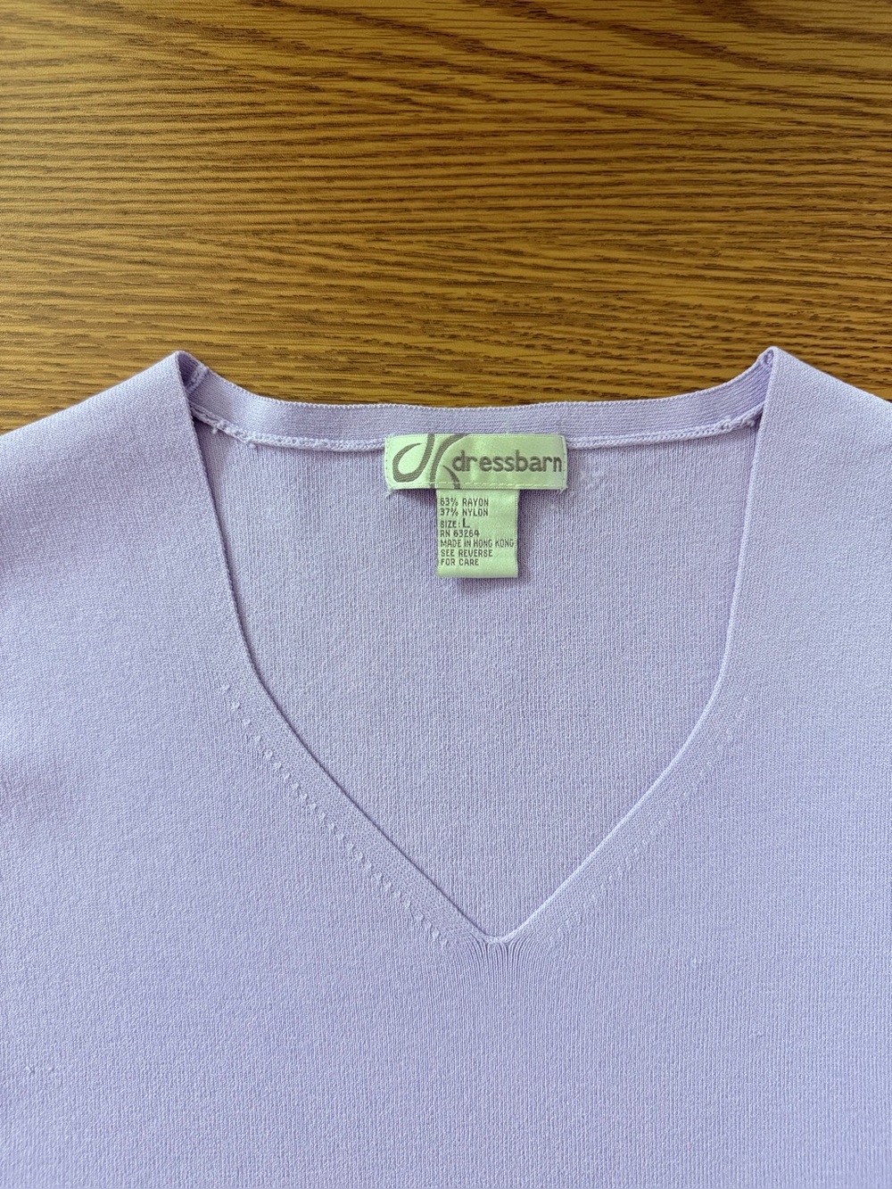 Dress Barn Light Lilac Career Layering Sleeveless Top, Stretchy - Picture 5 of 9